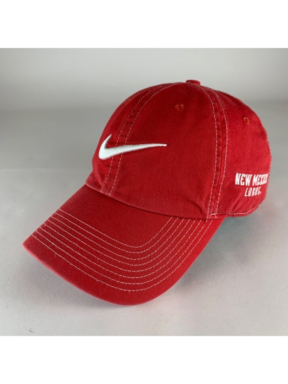 New Mexico Lobos NCAA Red Nike Heritage86 Strapback Adjustable Hat